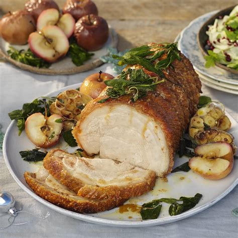 Roasted Pork Loin With Apples In Cider Recipe Woolworths