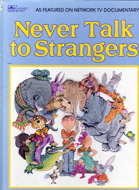 Vintage Books For The Very Young Never Talk To Strangers