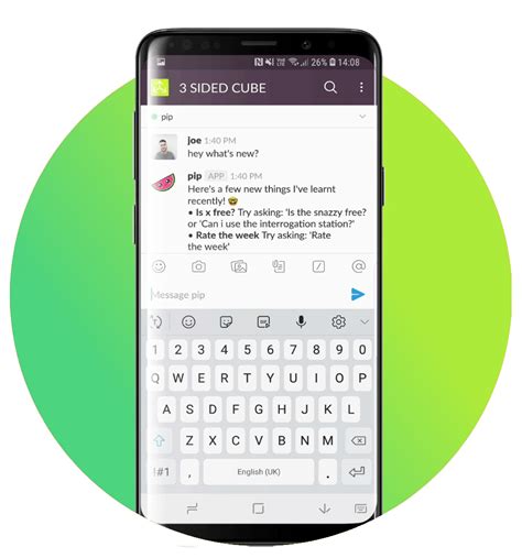Pip The Watermelon Chatbot For Slack 3 Sided Cube