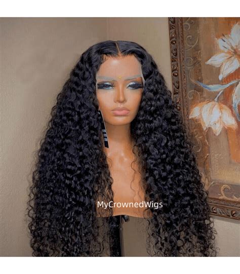 Skin Melt Curly Wave Hd Lace 136 Lace Front Wigs Hd004 My Crowned Wigs
