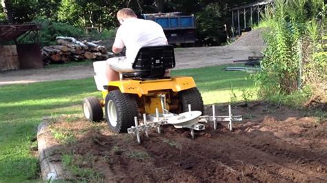 6 Photos Tow Behind Tiller Garden Tractor And Review Alqu Blog