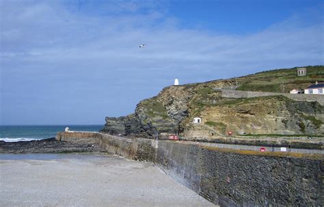 Portreath Harbour Wall Cornwall Guide