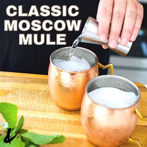 How To Make A Classic Vodka Moscow Mule Video Recipe Video