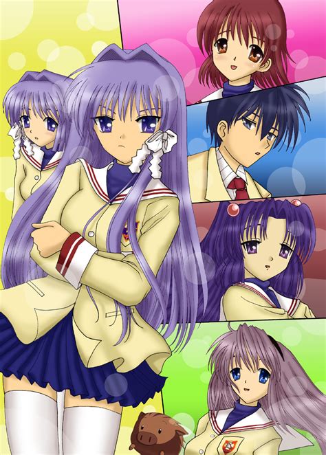 fujibayashi kyou furukawa nagisa sakagami tomoyo okazaki tomoya ichinose kotomi and 2 more