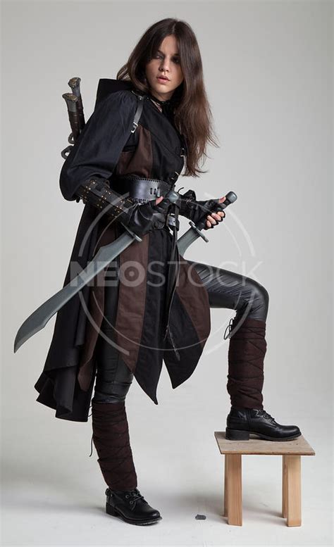 Rogue Costume Archer Costume Assassin Costume Warrior Costume Larp Fair Outfits Fashion