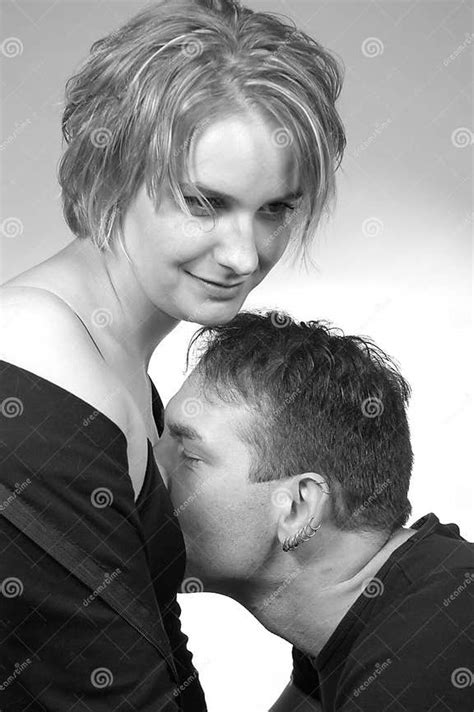 Just A Little Kiss Stock Image Image Of Couple Husband 272639