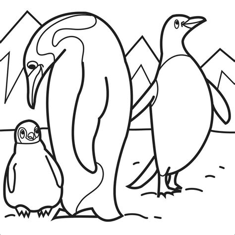 Penguin Coloring Pages Coloringbay