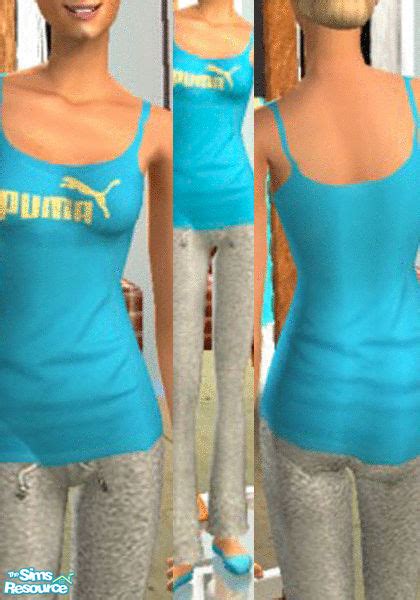 The Sims Resource Sporty Puma Athletic Outfit