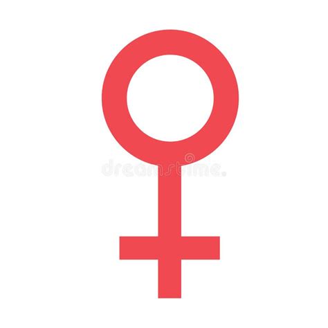 Sex Symbol Gender Woman Symbol Female Abstract Symbol Vector Illustration Stock Illustration