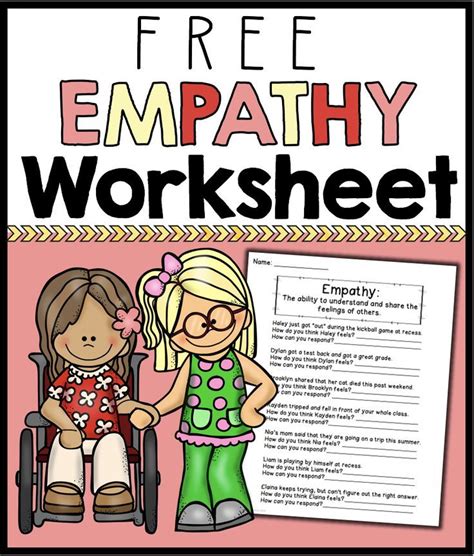 Empathy Worksheets Free Teaching Empathy Teaching Social Skills Social Skills Lessons