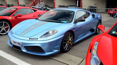 Coupe F430 Ferrari Italia Scuderia Supercar Blue Blu Wallpapers