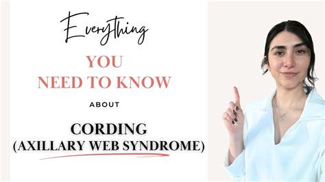 Cording Axillary Web Syndrome Everything You Need To Know Youtube