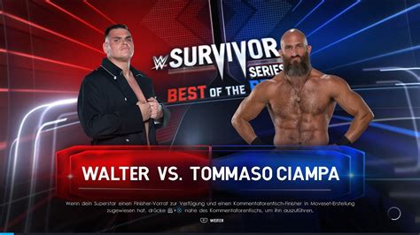 Survivor Series 2022walter Uk Champion Vs Tommaso Ciampa Nxt