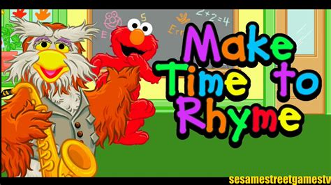 Sesame Street Make Time To Rhyme With Elmo And Hoots The Owl Youtube