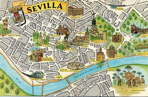 Mapa Turístico De Sevilha Mapa Turístico Turístico Sevilha