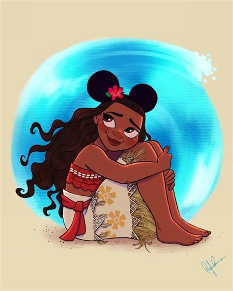 Pin By Princess Luchia Nanami 💖 On Princess Moana Waialiki Disney Princess Art Disney Artwork
