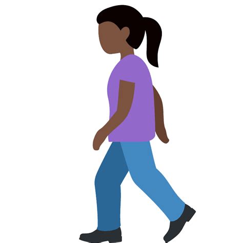 Woman Walking Emoji Clipart Free Download Transparent Png Creazilla