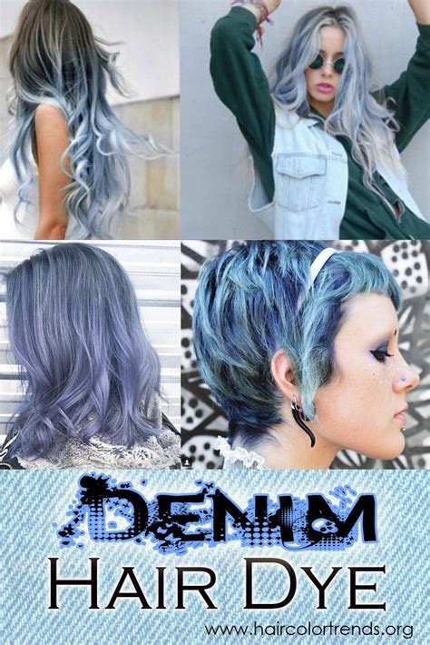 Denim Hair Dye The Latest Pastel Hair Color Trend Denim Hair Dyed