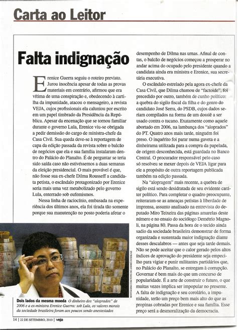 Carta Do Leitor Revista