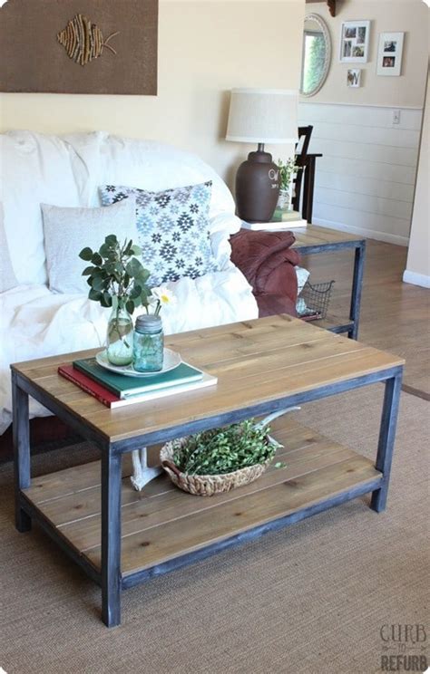 Maybe you would like to learn more about one of these? Wood and "Metal" Frame Coffee Table - KnockOffDecor.com