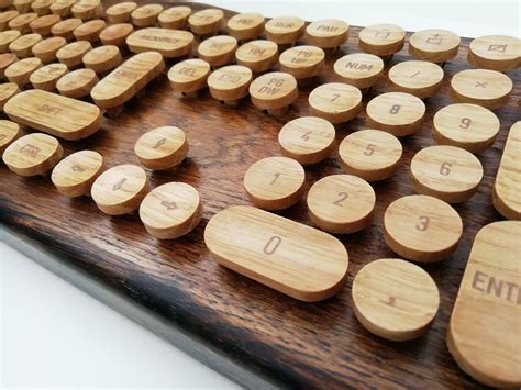 Wooden Keyboard Oak Wood Creations Wooden Keyboards