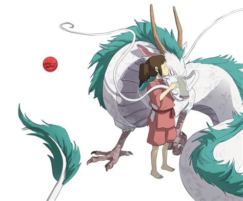 Haku From Spirited Away Dragon Render Studio Ghibli