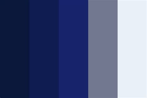 Shades Of Navy Blue Color Palette