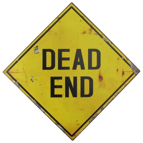 Metal Dead End Street Traffic Sign For Wall Treasuregurus