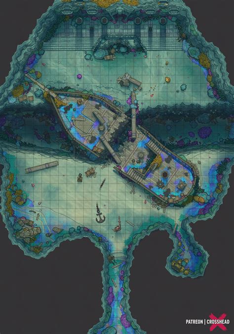 Underwater Part 1 Crosshead Fantasy World Map Dnd World Map