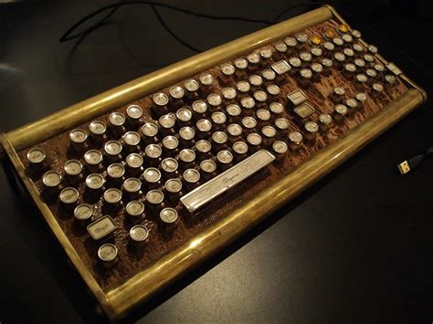Industrial Steampunk Keyboards Sojourner Keyboard