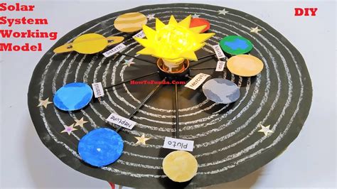 Solar System Working Model For Science Exhibition Project Diy At Home