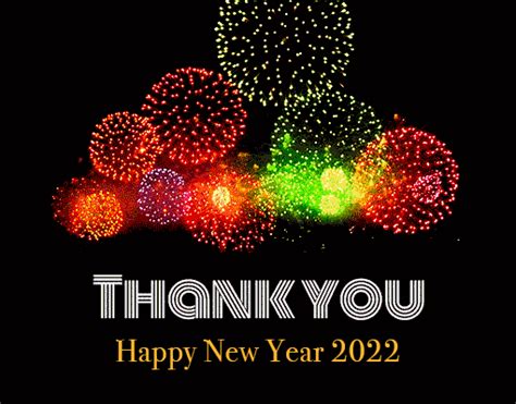 Sparkling New Year Thank You Card Free Thank You Ecards Greeting
