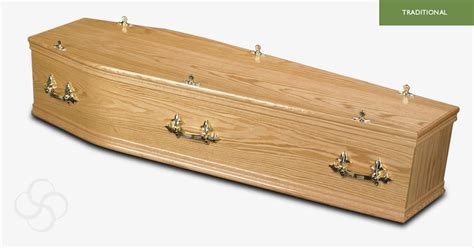 Kensington Traditional Coffin Light Oak Steve Soult Ltd