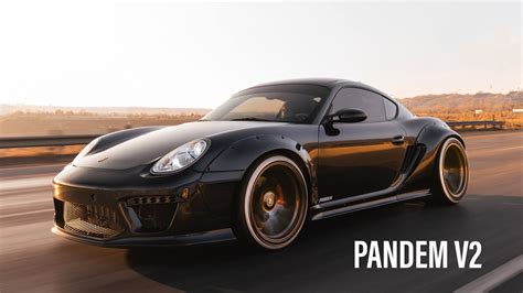 Pandem Widebody Porsche Cayman S Reveal Youtube