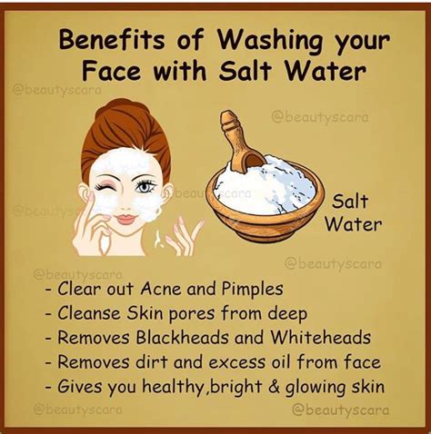 Benefits Of Salt Water Good Skin Tips Skin Care Remedies Natural