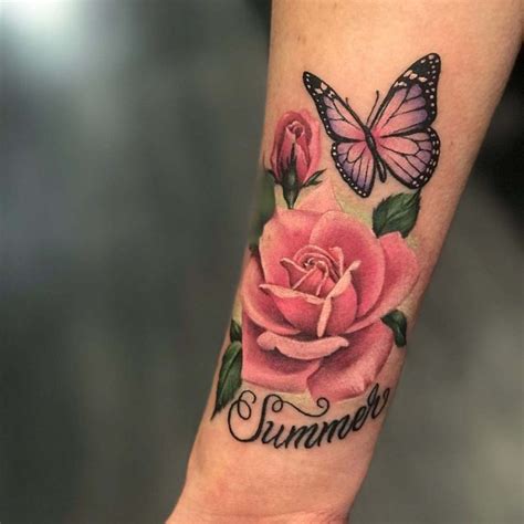 Small rose tattoo behind the ear is very good thinking about getting small tattoo designs. 51 Real Pink Rose Tattoos | Best Tattoo Ideas Gallery
