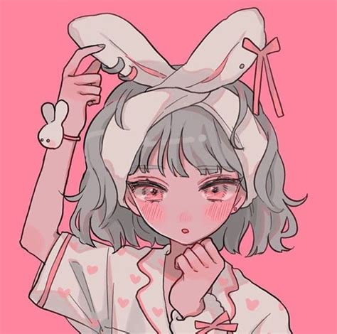 Soft Aesthetic Anime Bunny PFP