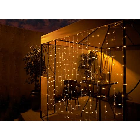 Led Curtain Solar Lights 192pk Garden Lights Bandm