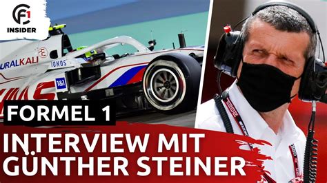 Mick Schumachers Haas Formel Teamchef Günther Steiner im Interview F Insider live GP