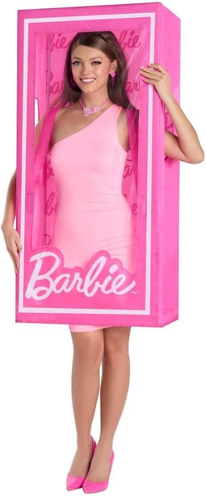 Spirit Halloween Barbie The Movie Adult Barbie Costume Barbie Box Costume One Size