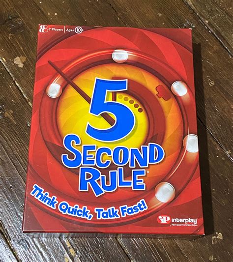 5 Second Rule : Game Review