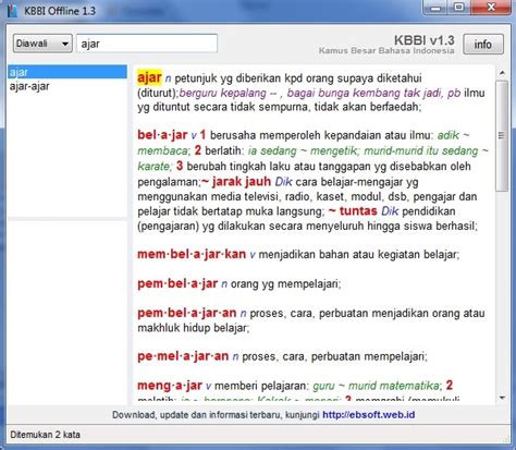Info Dan Trik Arti Kata Menurut Kamus Besar Bahasa Indonesia