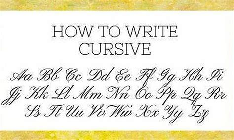 Cursive Writing Starting With Slant Undercurve Downcurve And