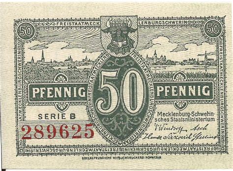 Einfaches banking, innovative app und persönliche beratung. 50 Pfennig (Mecklenburg-Schwerinsches Staatsministerium ...