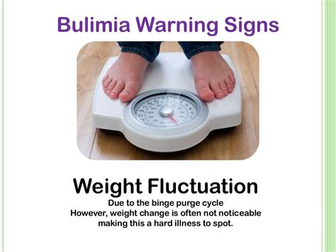 Bulimia Warning Signs