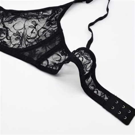 women bra see through seduction sexy lingerie underwire brassiere lace underwear ebay