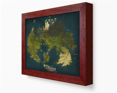 Map Of Gielinor Rs 2007 Classic Game Maps Etsy Israel