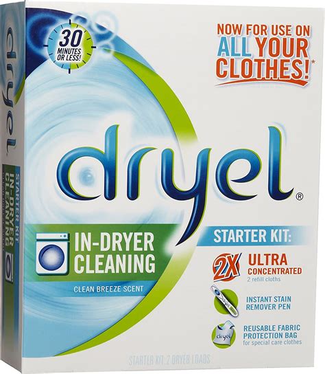 Dryel Home Dry Cleaning Starter Kit Clean Breeze 2ct