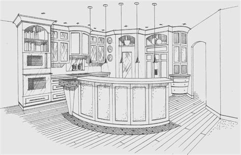 Interior Design Kitchen Drawings Interiors Design House