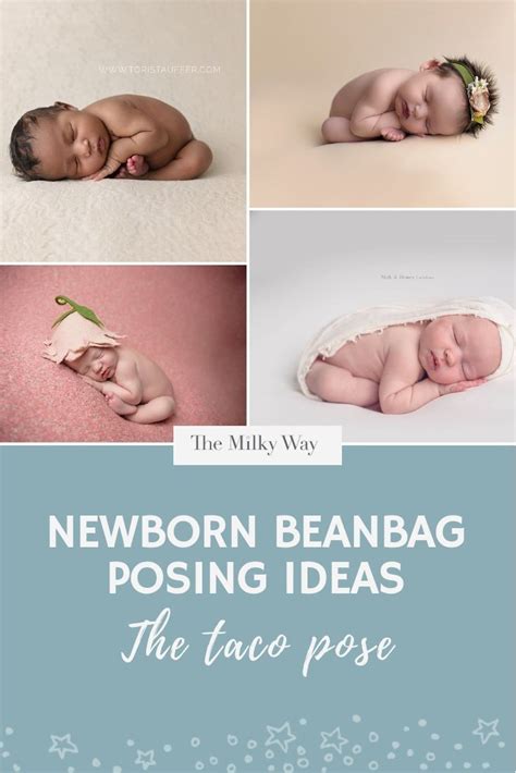 Newborn Beanbag Posing Ideas The Taco Pose This Pose Is Named As